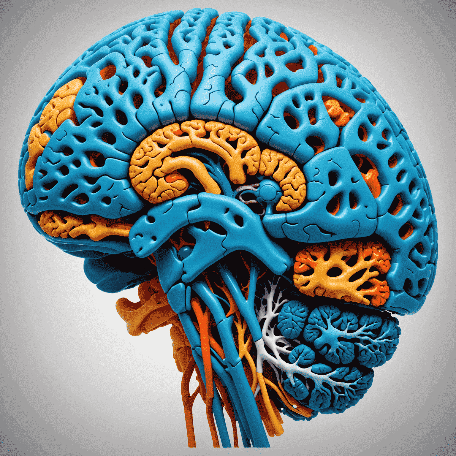 An fMRI brain scan image highlighting areas of increased activity related to empathy when interacting with animals.
